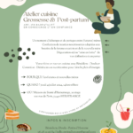 Atelier cuisine – Grossesse & post partum