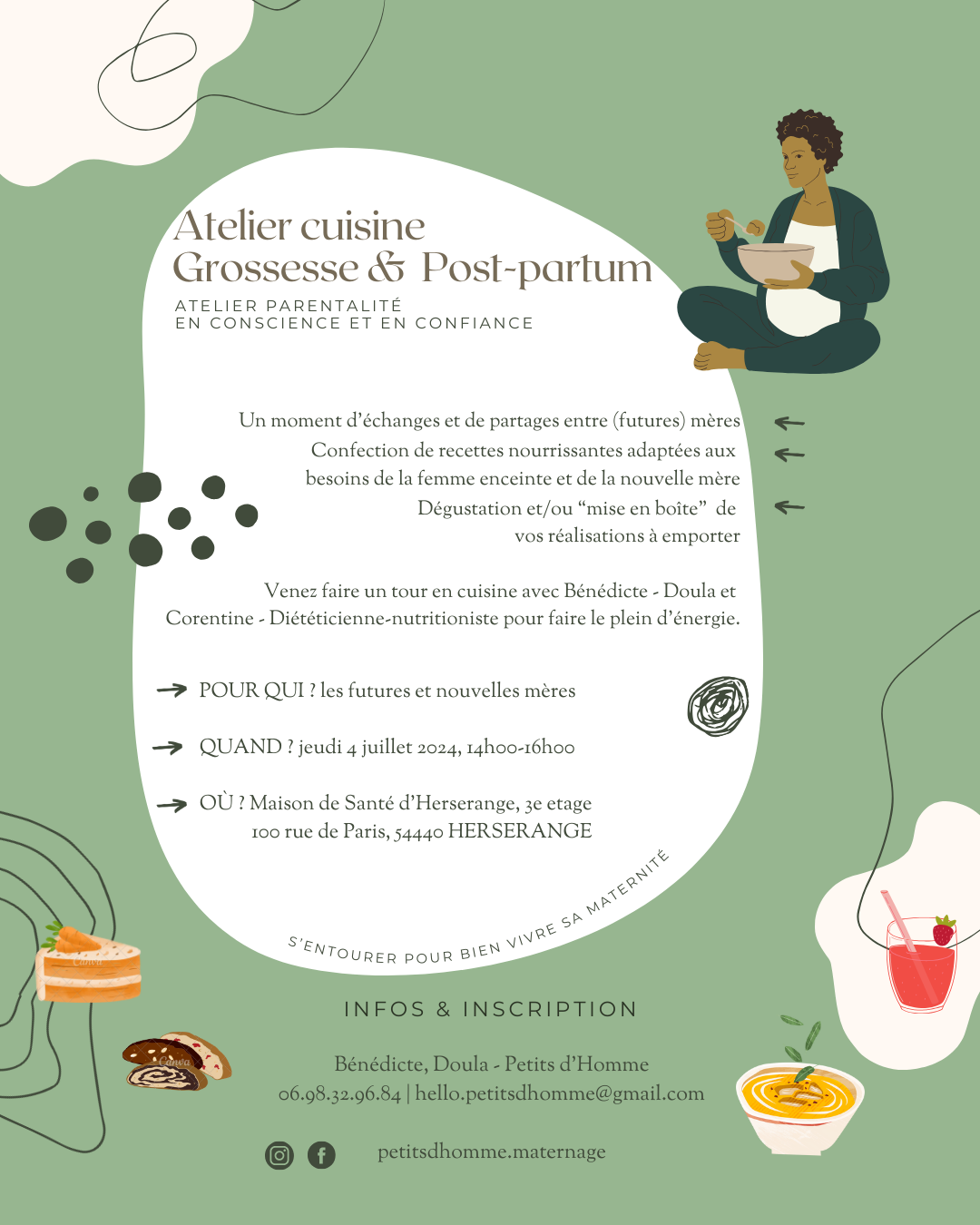 You are currently viewing Atelier cuisine – Grossesse & post partum